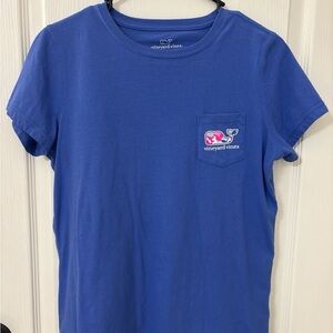 Vineyard Vines Blue Pocket Tee